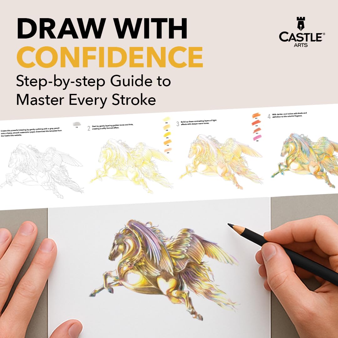 Castle Art Supplies artist-approved set trusted by millions for reliable results.