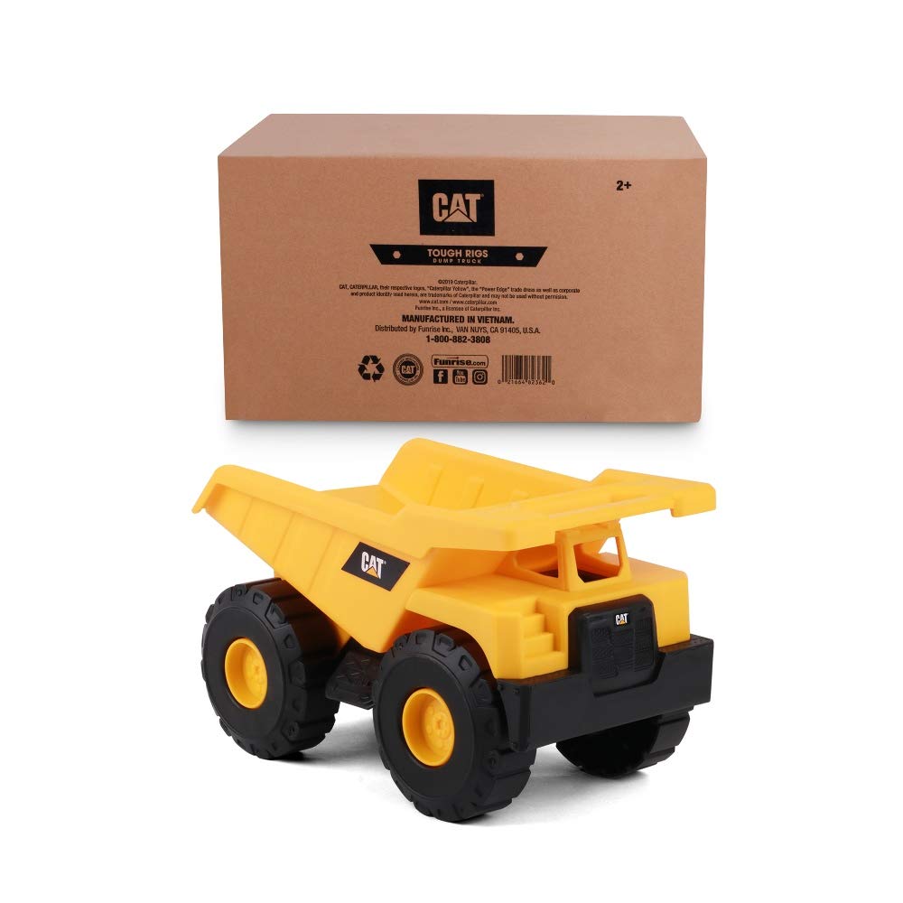 CAT Construction Tough Rigs durable plastic construction for outdoor use.