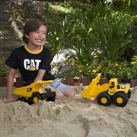 CAT Construction Toys sturdy build designed to endure rough handling and wear.