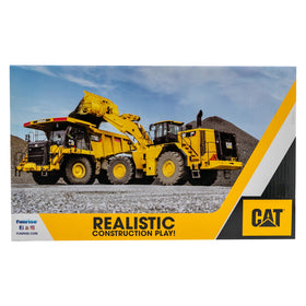 Lifetime warranty badge on CAT excavator signals lasting quality.