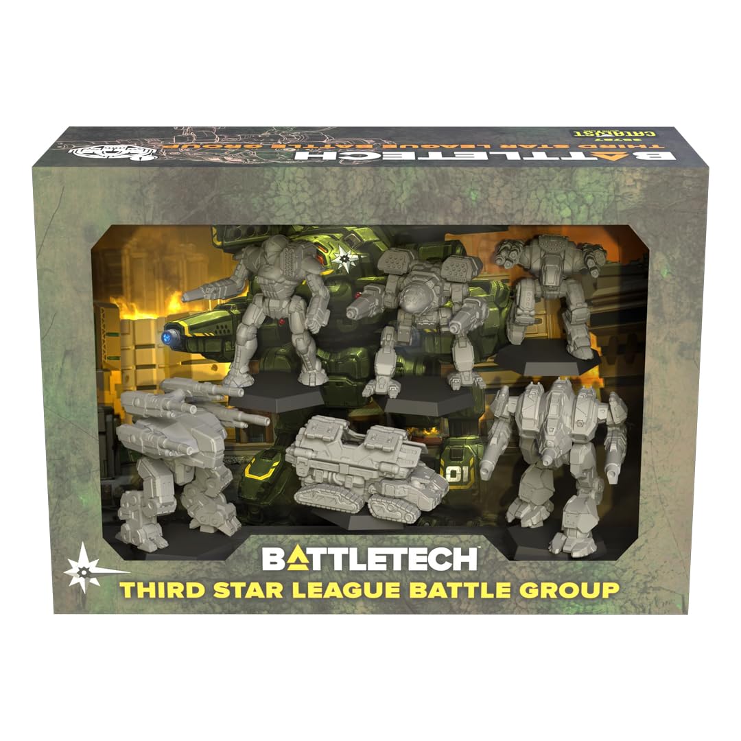 Catalyst BattleTech Third Succession War Battle Group ForcePack miniatures ready for painting or tabletop battles.