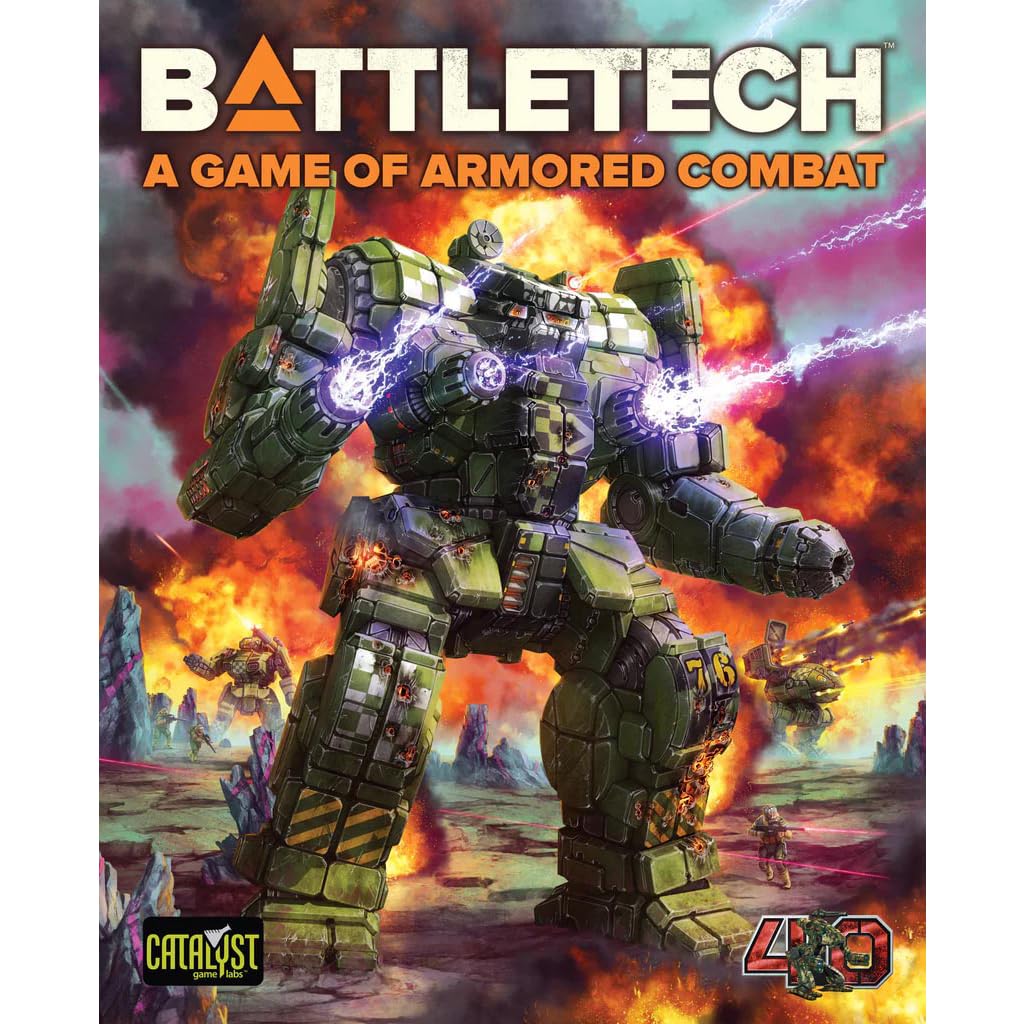 Catalyst Game Labs BattleTech 40th Edition assembled miniatures for dynamic mech battles