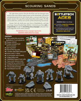 Catalyst Game Labs BattleTech Aces Scouring Sands AI cards for dynamic campaigns