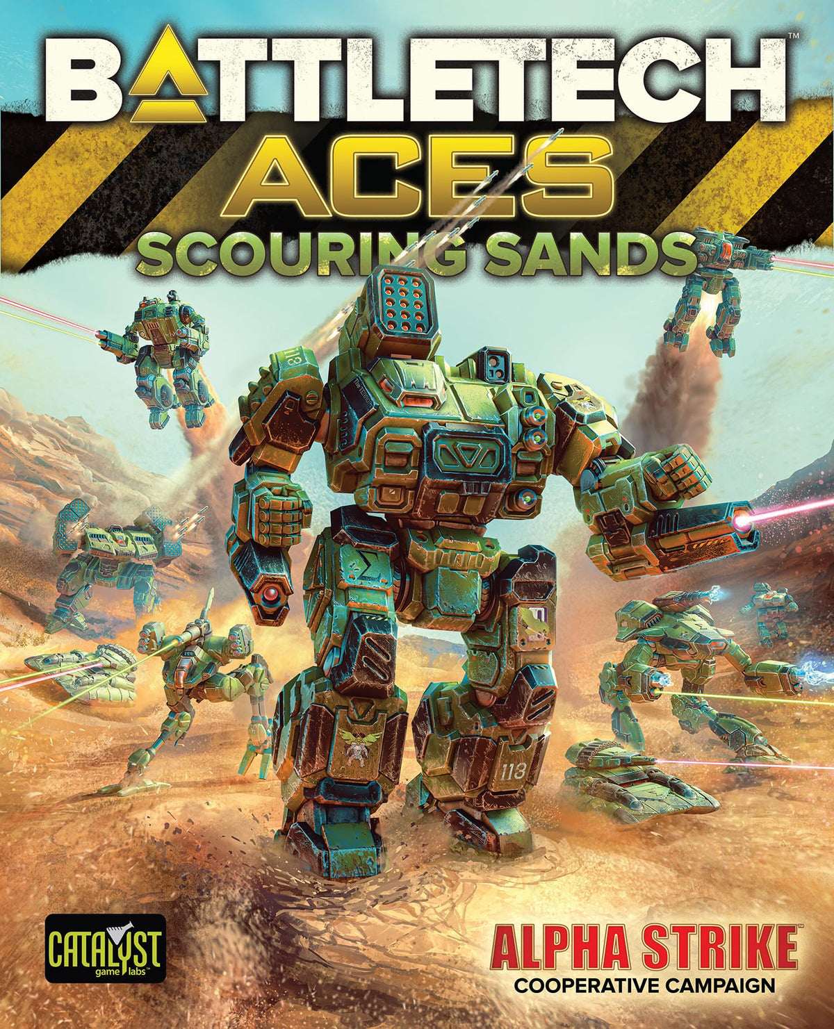 Catalyst Game Labs BattleTech Aces Scouring Sands miniatures for immersive desert battles