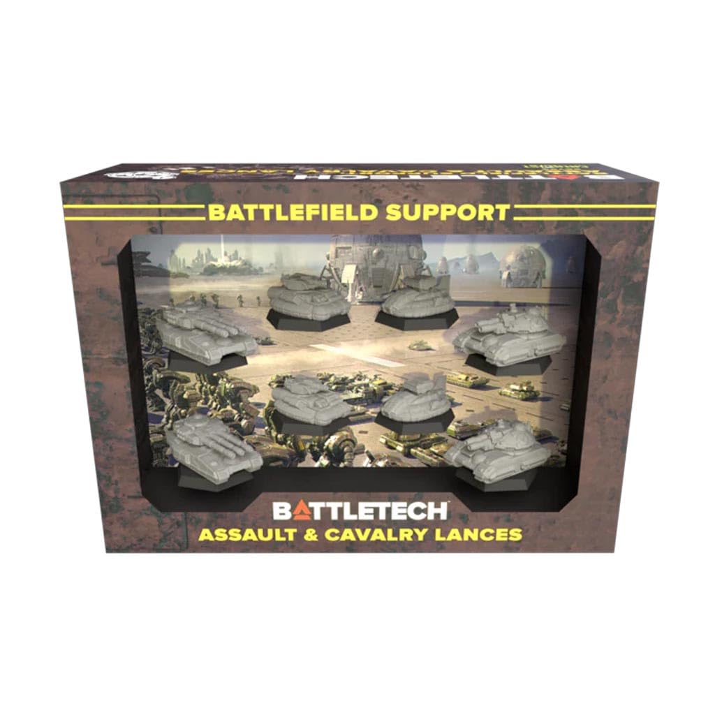 Catalyst Game Labs BattleTech Assault & Cavalry minis ready for strategic battles.