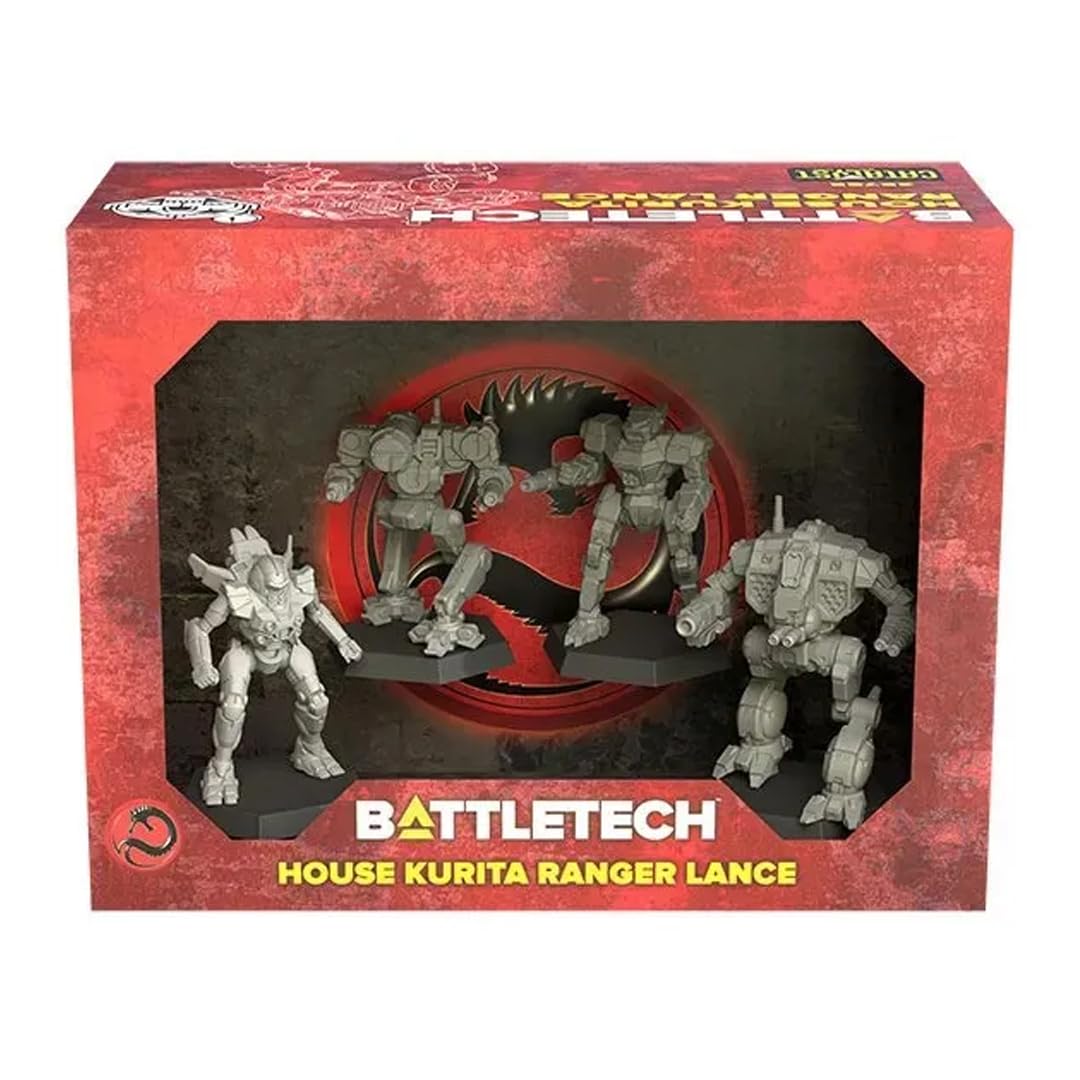 Catalyst Game Labs BattleTech Ranger Lance miniatures for versatile Kurita tabletop play