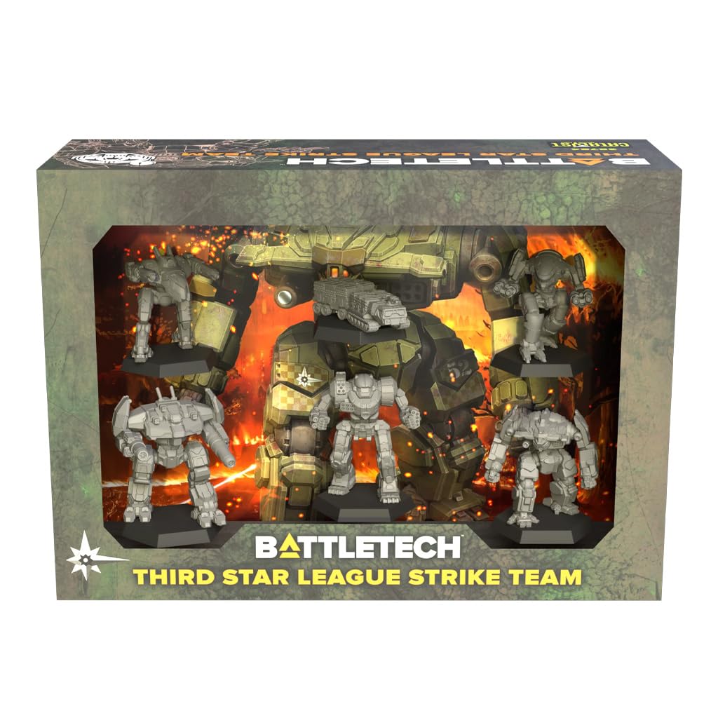 Catalyst Game Labs BattleTech Third Star League Strike Team miniatures set for tabletop skirmishes