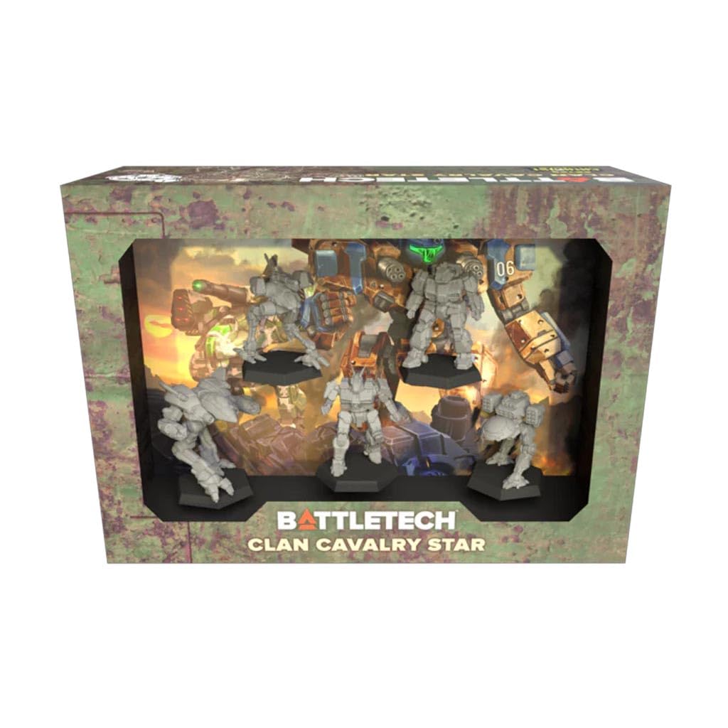 Catalyst Game Labs Clan Cavalry Star miniatures enhance tactical BattleTech battles