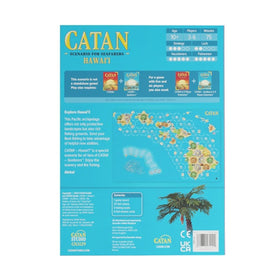 CATAN Hawai'i scenario close-up showing light mechanics for simpler decisions.