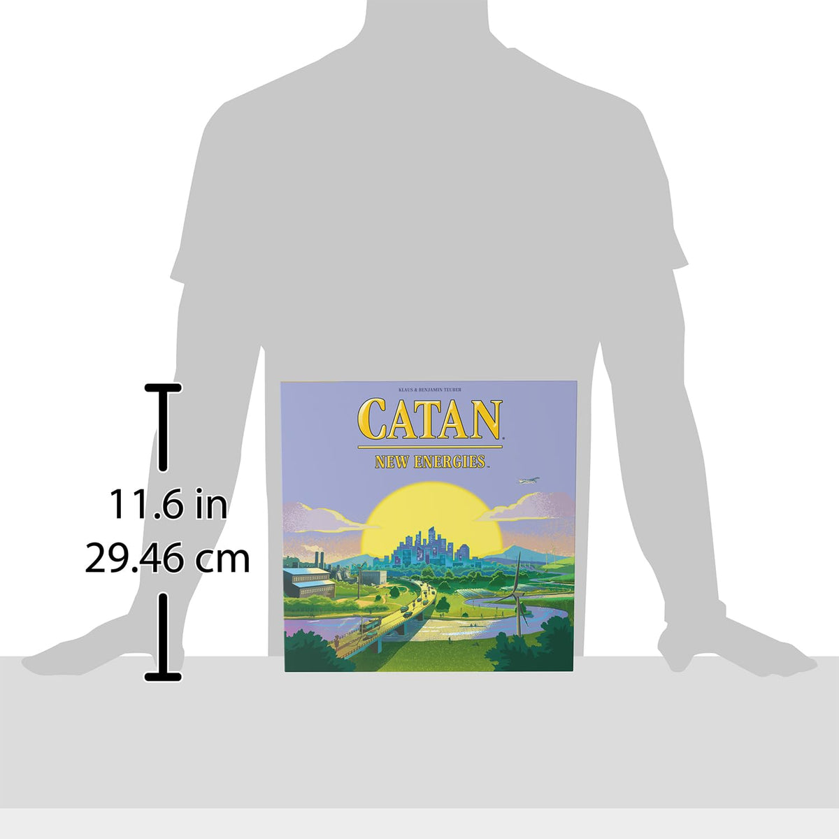 CATAN New Energies Ian O'Toole art style lends vibrant visuals to modern strategy.