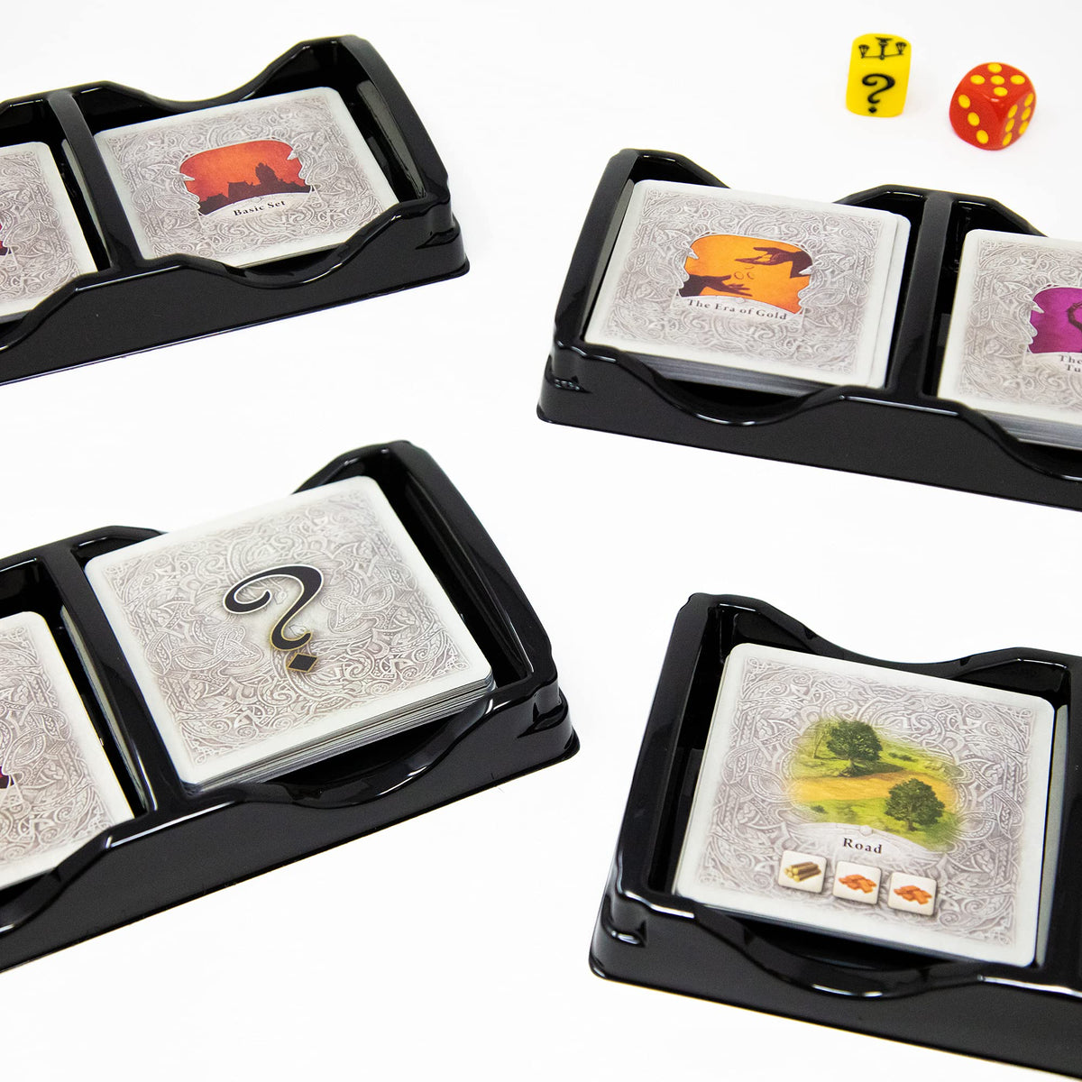 CATAN Rivals Deluxe two-player play—compact setup ideal for nights.