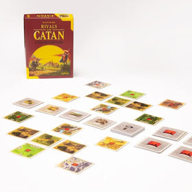 CATAN Rivals dice on the table enhancing strategic decisions.
