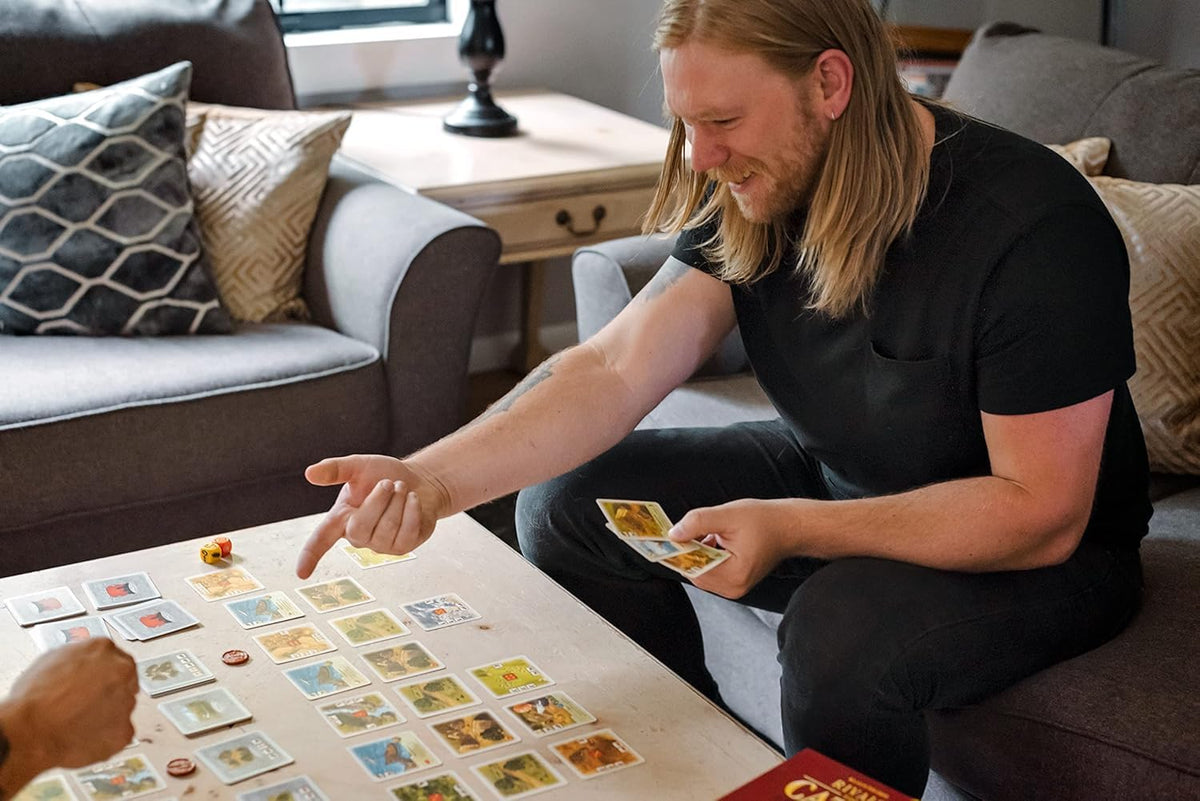 CATAN Rivals knight token ready to defend your principality.
