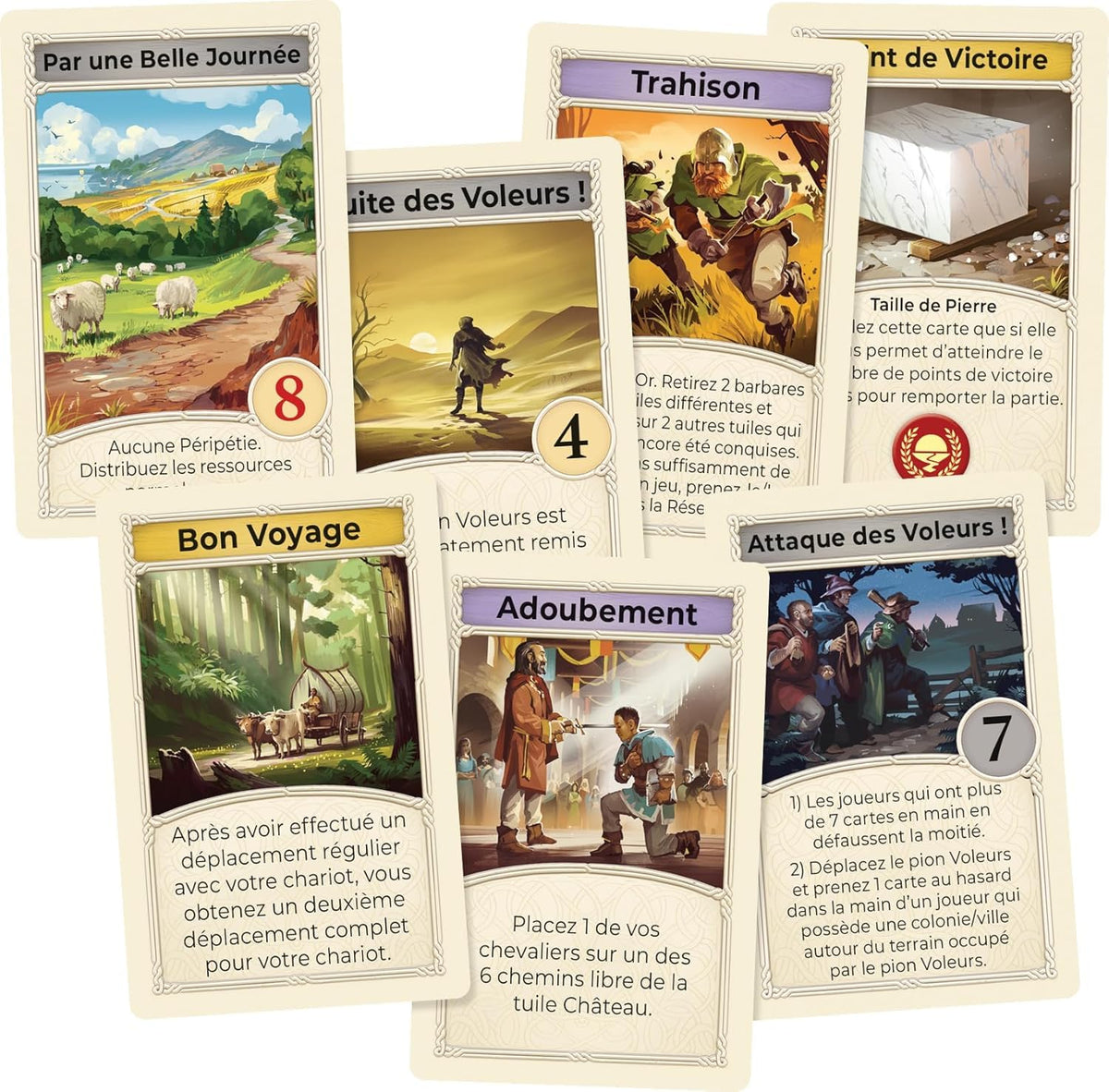 CATAN rulebook for two-player mode, quick setup and scenarios