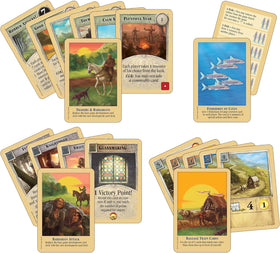 CATAN Traders & Barbarians expansion two-player variant enables tighter matches.