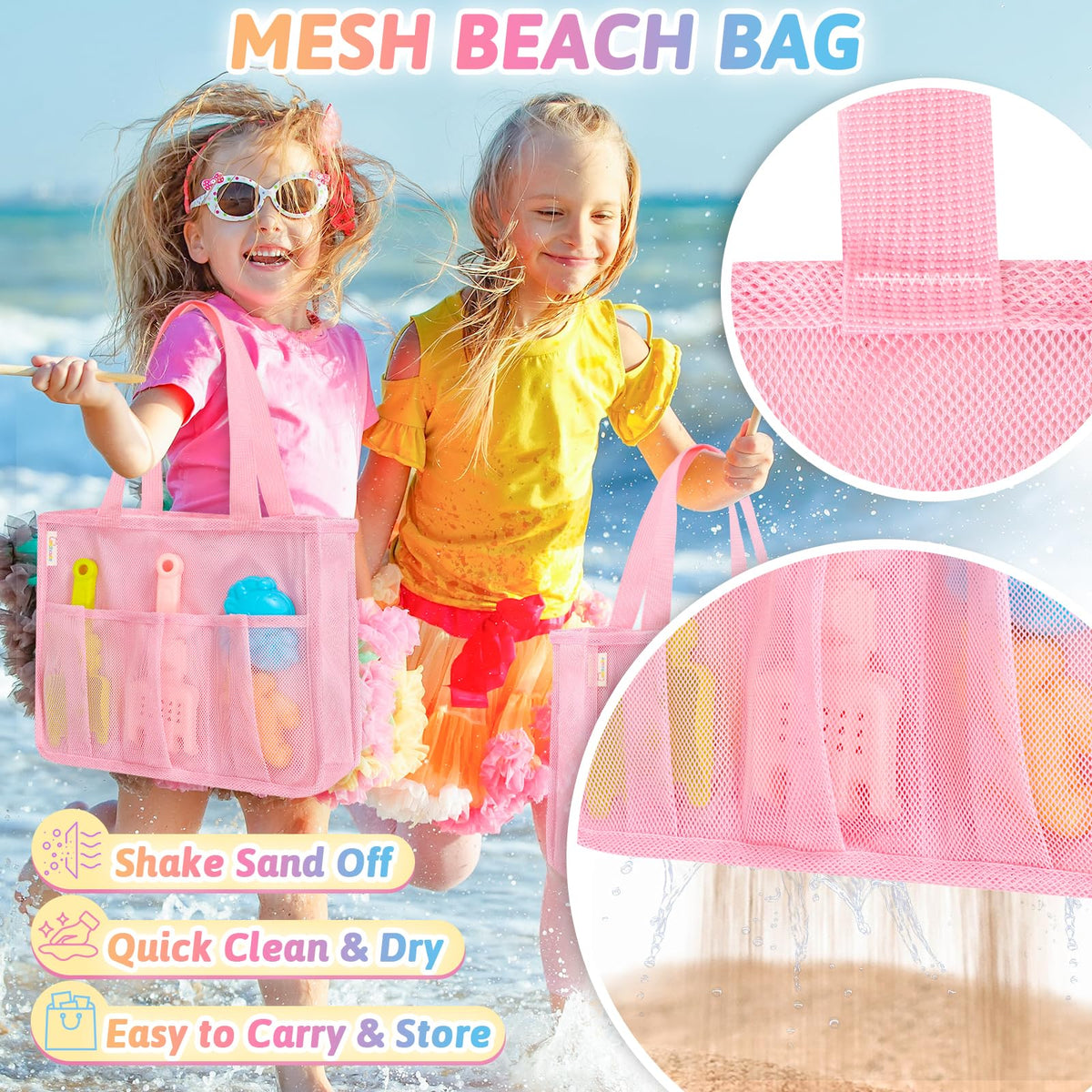 CatchCute sand castle building kit enables imaginative structures on sunny days.
