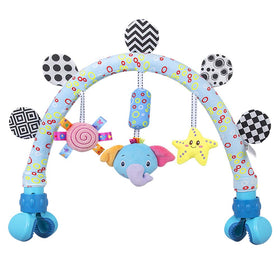 Caterbee pram activity bar suits indoor and outdoor adventures.
