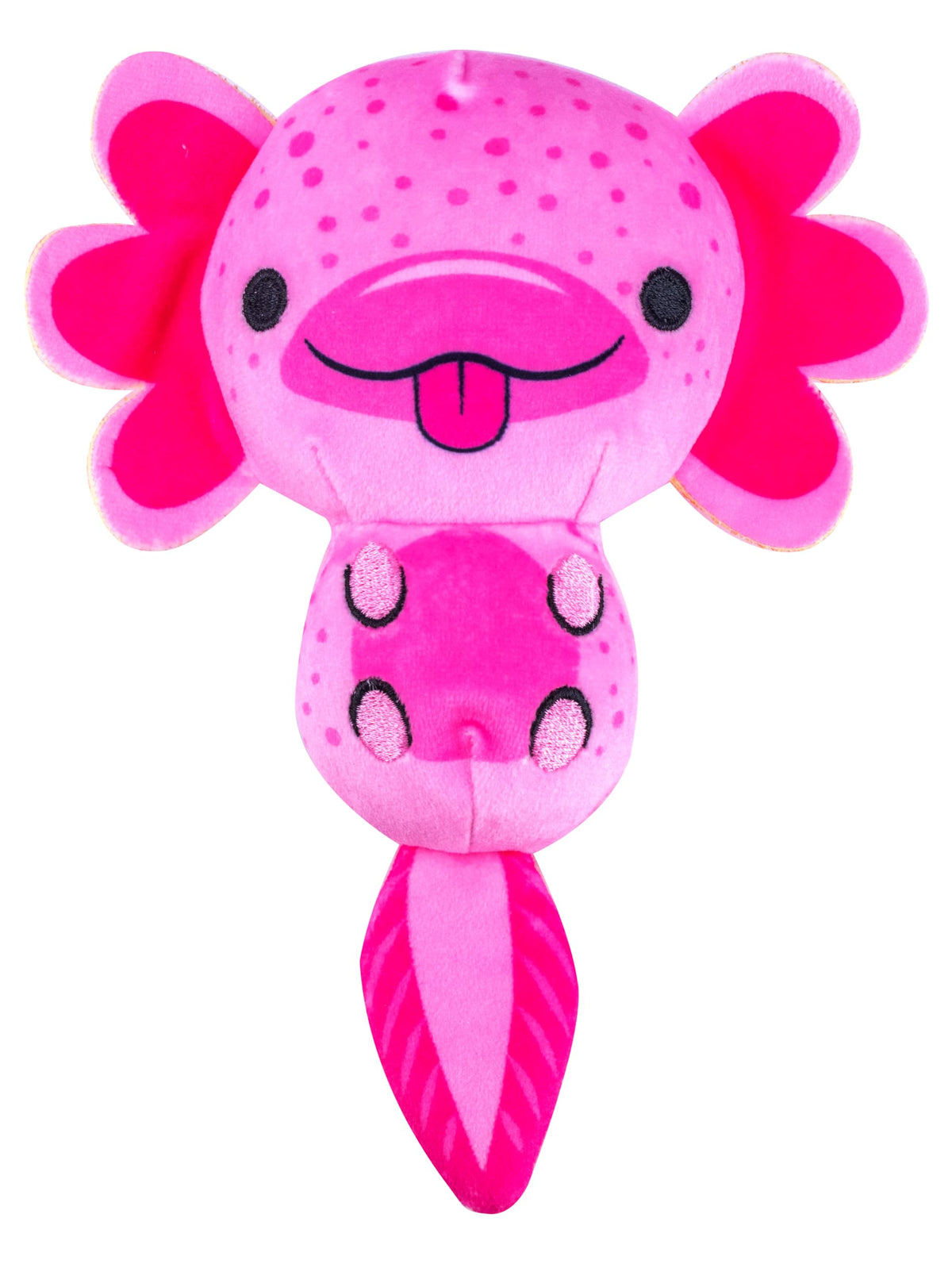 Cats vs Pickles axolotl Melt-alotl plush, soft texture for cuddly play