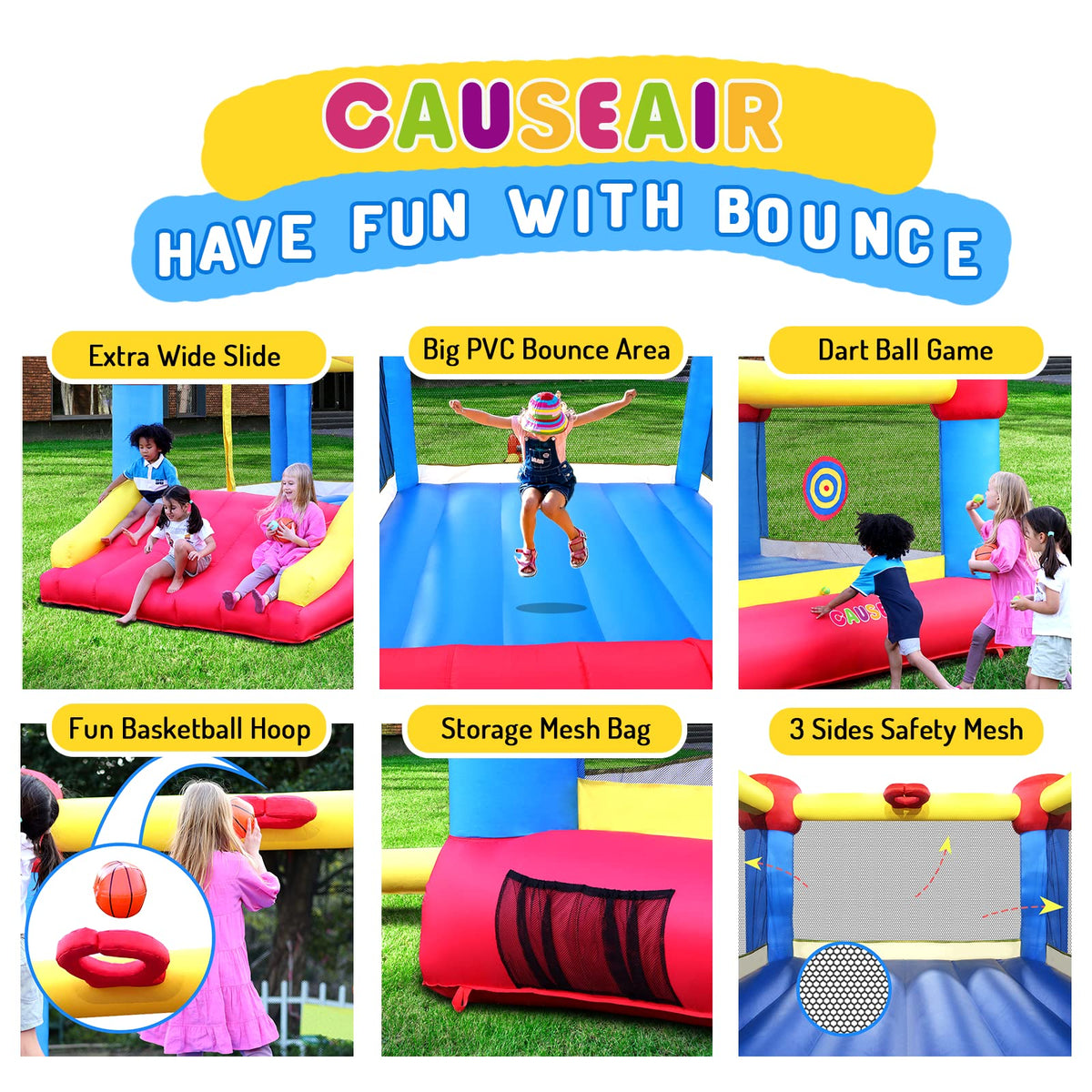 Causeair basketball hoop enables dunk-style play outdoors