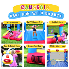 Causeair basketball hoop enables dunk-style play outdoors