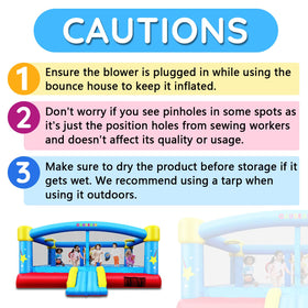Causeair big bounce house carry bag and stakes enable easy storage and transport