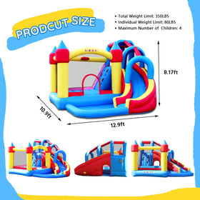 Causeair Giant Bounce House climbing wall boosts coordination
