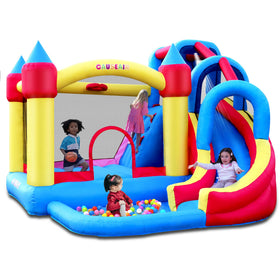 Causeair Giant Bounce House with Water Slide for safe outdoor fun