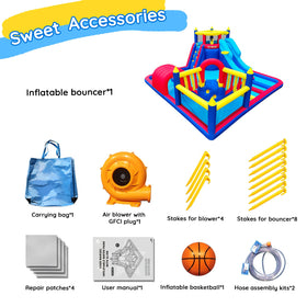 Causeair inflatable blower with GFCI plug ensures safe setup and adult supervision
