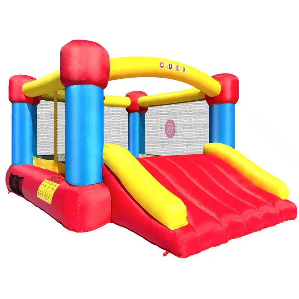 Causeair inflatable bounce house 12ft with mesh walls for safe backyard fun