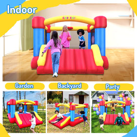 Causeair wide jump area emphasizes spacious play for multiple kids