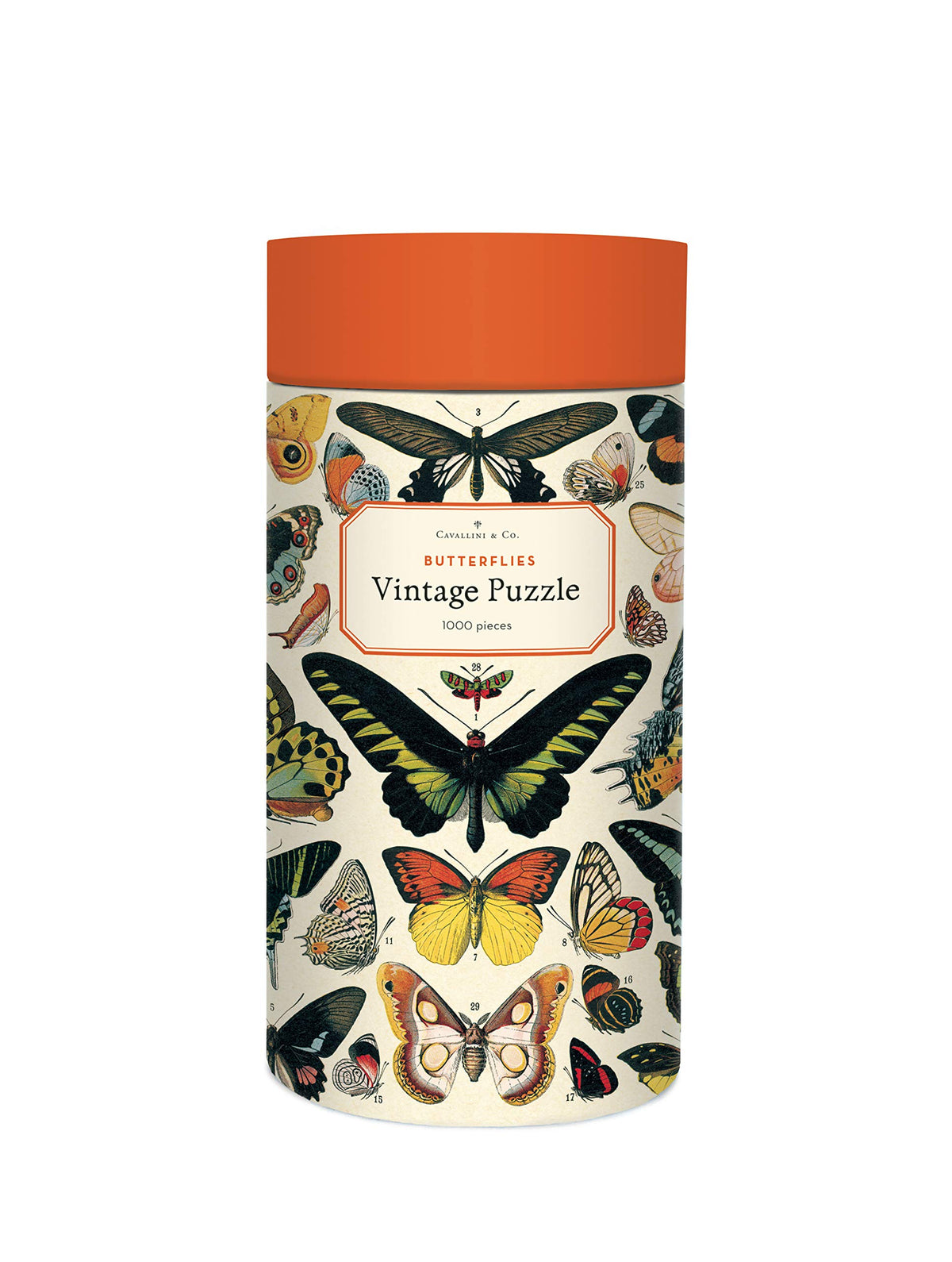 Cavallini & Co Butterflies 1,000-piece puzzle, vintage imagery for mindful, relaxing evenings