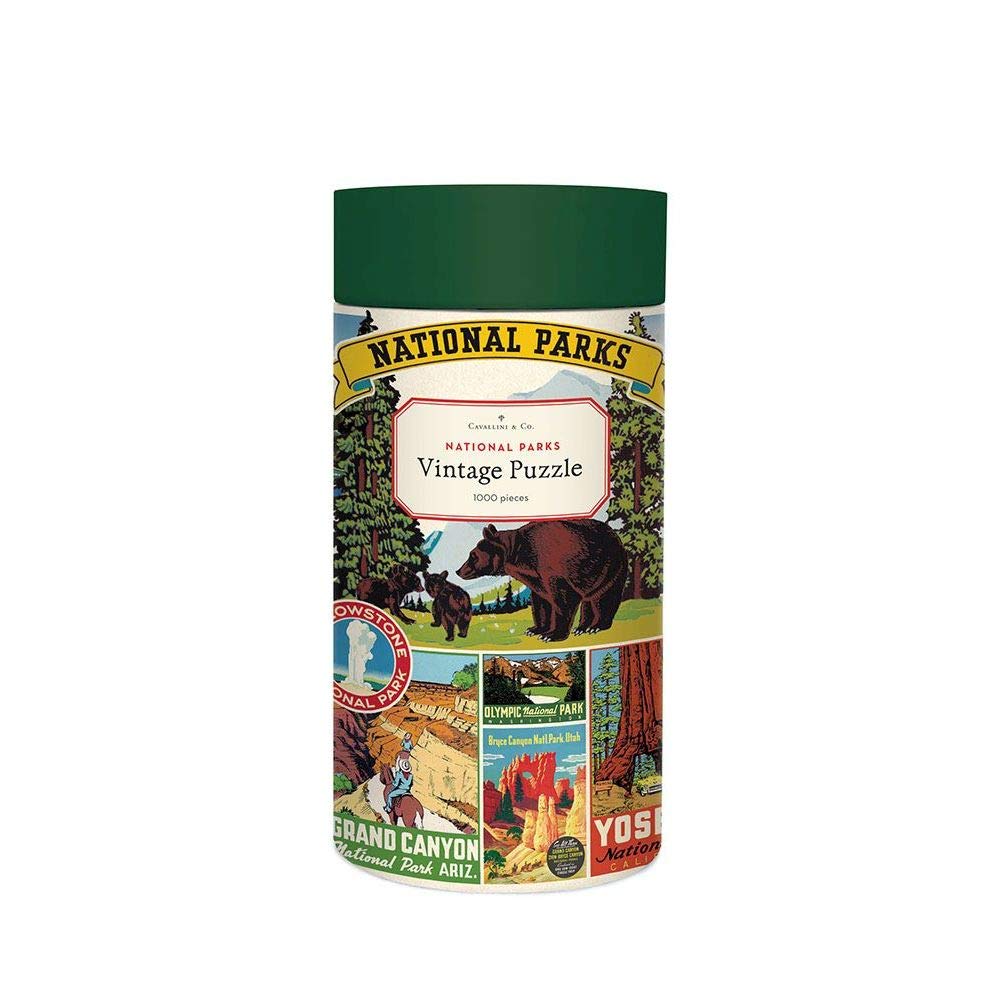 Cavallini National Parks vintage archive image evokes travel nostalgia for curation.