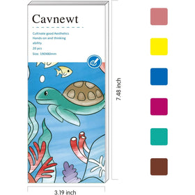 Cavnewt watercolor pads travel kit showing compact on-the-go art