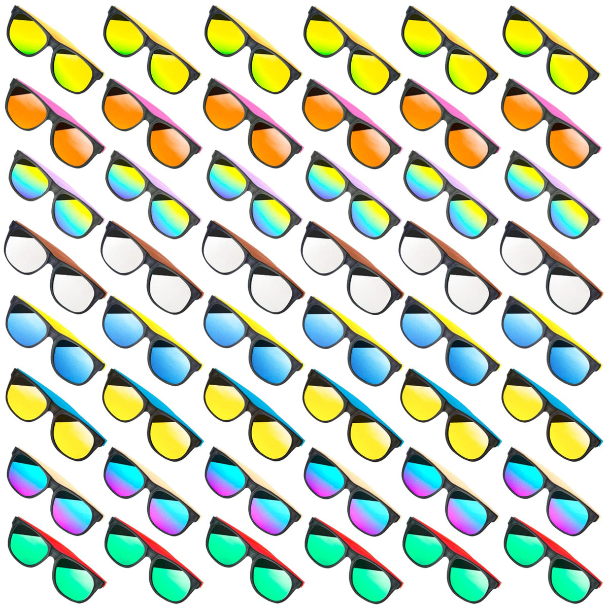 Cawiew vibrant party sunglasses ideal for birthdays and graduations.