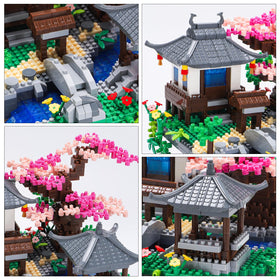 CAXIMSY cherry blossom display idea adds color and conversation to living spaces