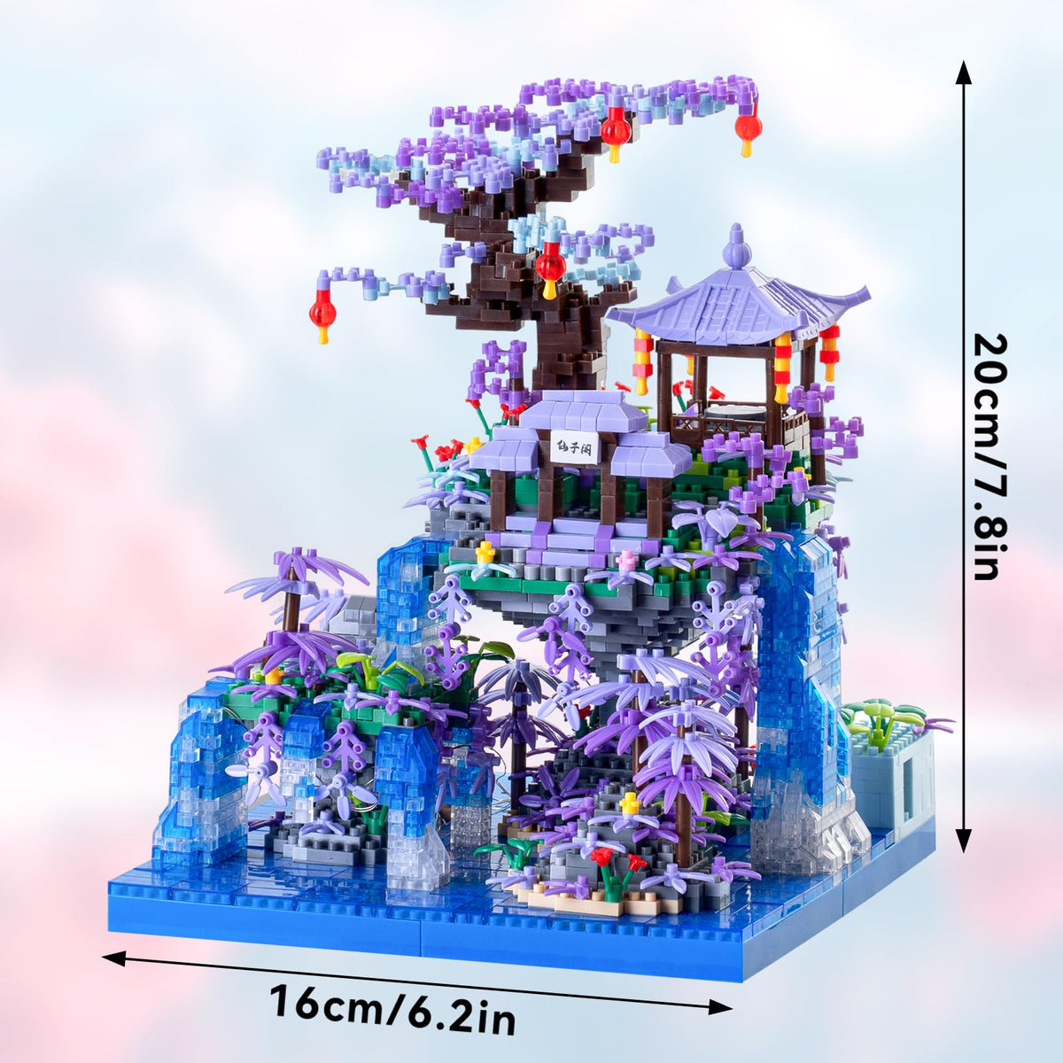 CAXIMSY Cherry Blossom Tree House peach trees add natural charm for desk decor