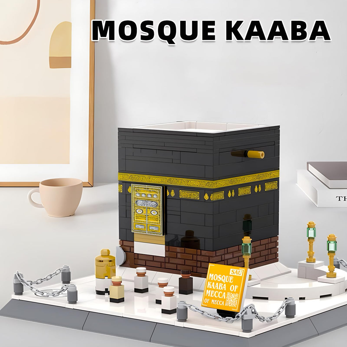 CAXIMSY Muslim culture education toy encourages hands-on construction and curiosity.
