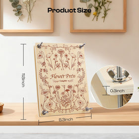 Caydo ten-layer flower press enables drying multiple blooms at once