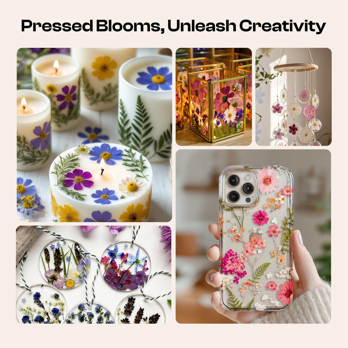 Ideal for wedding bouquets and botanicals with Caydo press kit