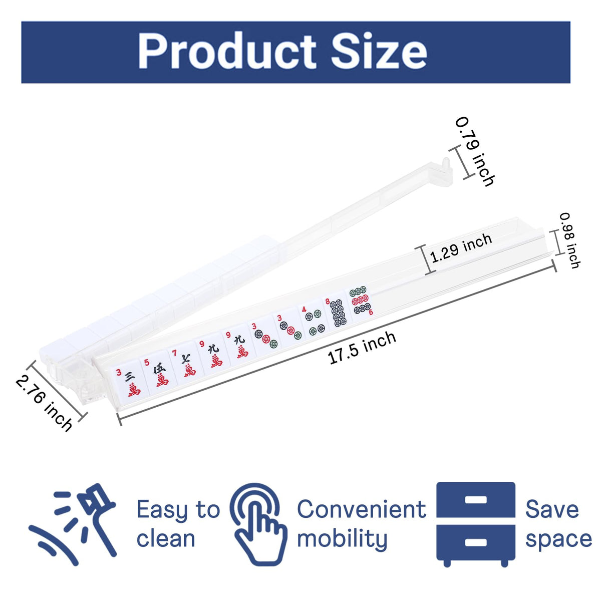 CAYOULR clear acrylic racks provide durable, lightweight design for travel games.
