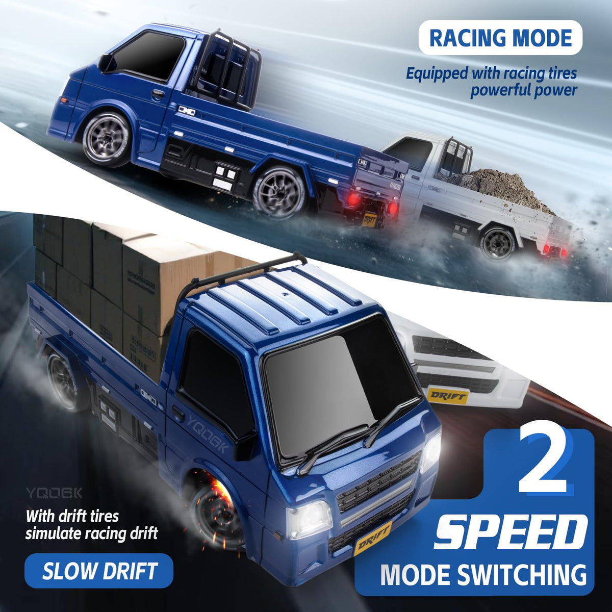 Cayrzeth drift tires set for smooth indoor surfaces and precise skids