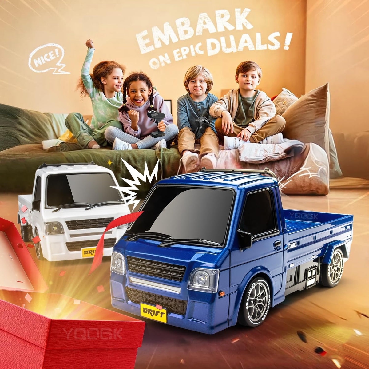 Cayrzeth dual-battery RC car enables longer sessions with quick swaps