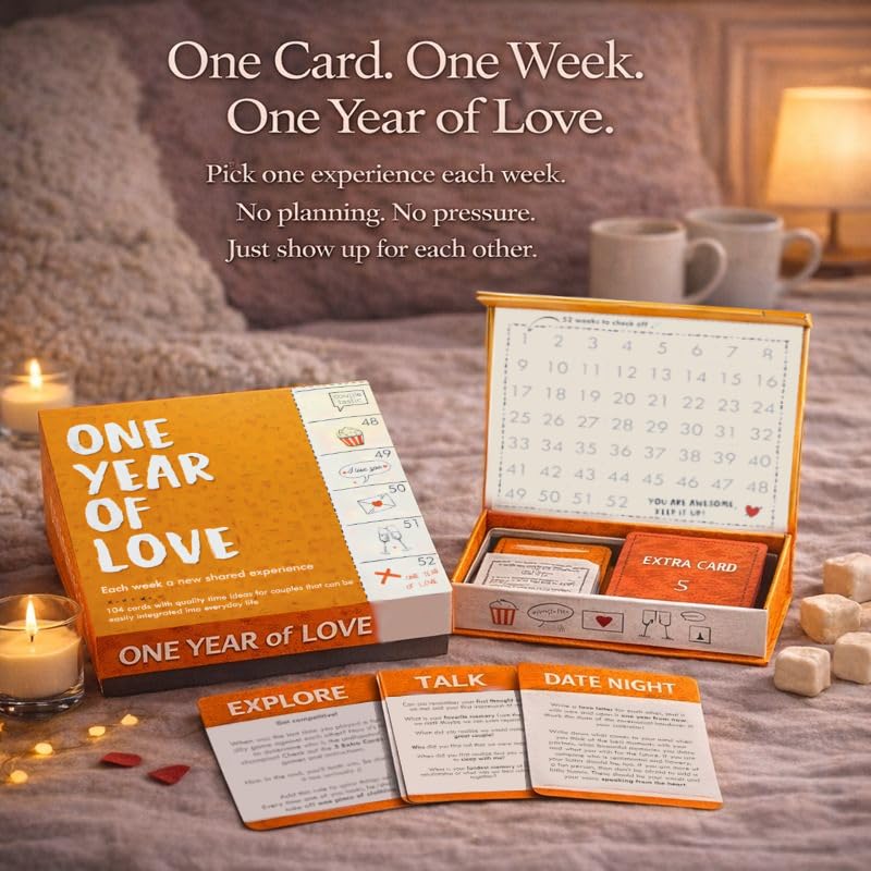 C + C FÜR PAARE weekly ritual cards for guided at-home date nights.