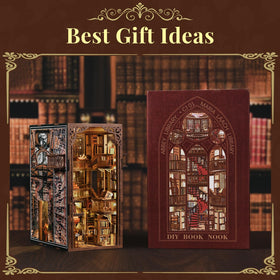CCCDF Abbey Library 3D wooden puzzle pieces crafted from premium wood promise durability.
