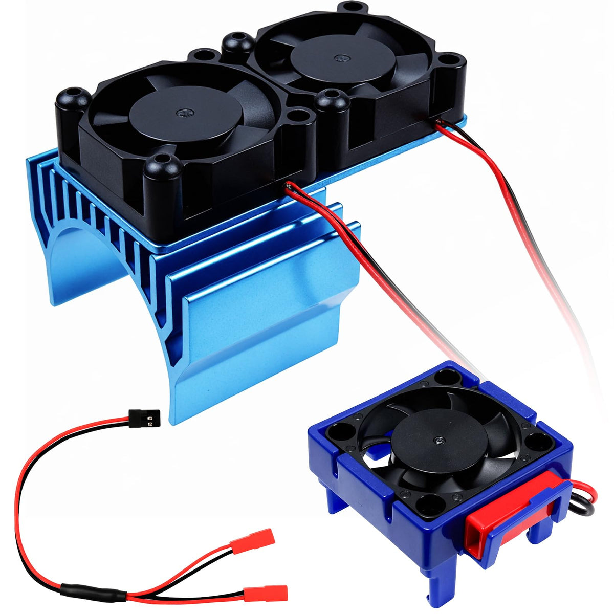 CCHEQVAN VXL-3s esc cooling fan set dual fans for improved motor cooling
