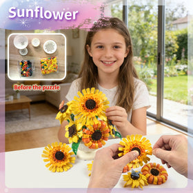CDIVEFTN gift-ready sunflower kit suitable for art lovers and decor fans.
