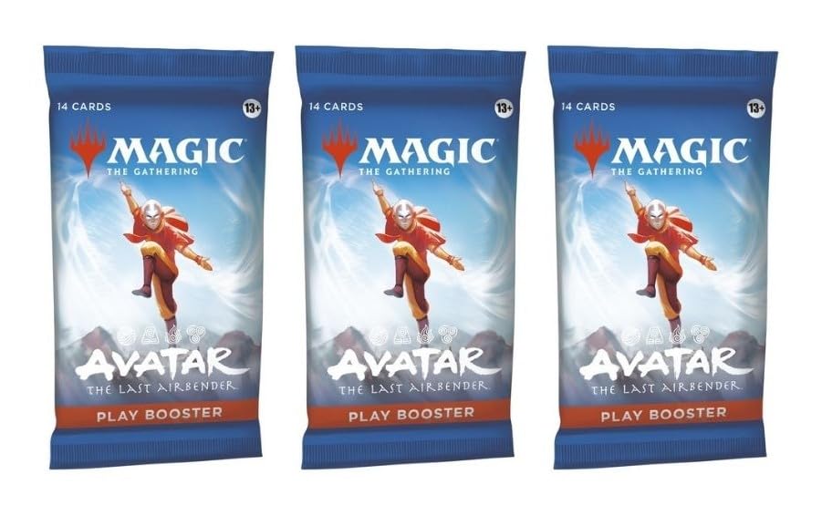 CE 3-pack MTG booster featuring Avatar: The Last Airbender for exciting collectible gameplay