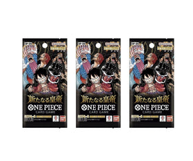 CE One Piece OP-09 booster pack JP, three-pack set offers varied deck options