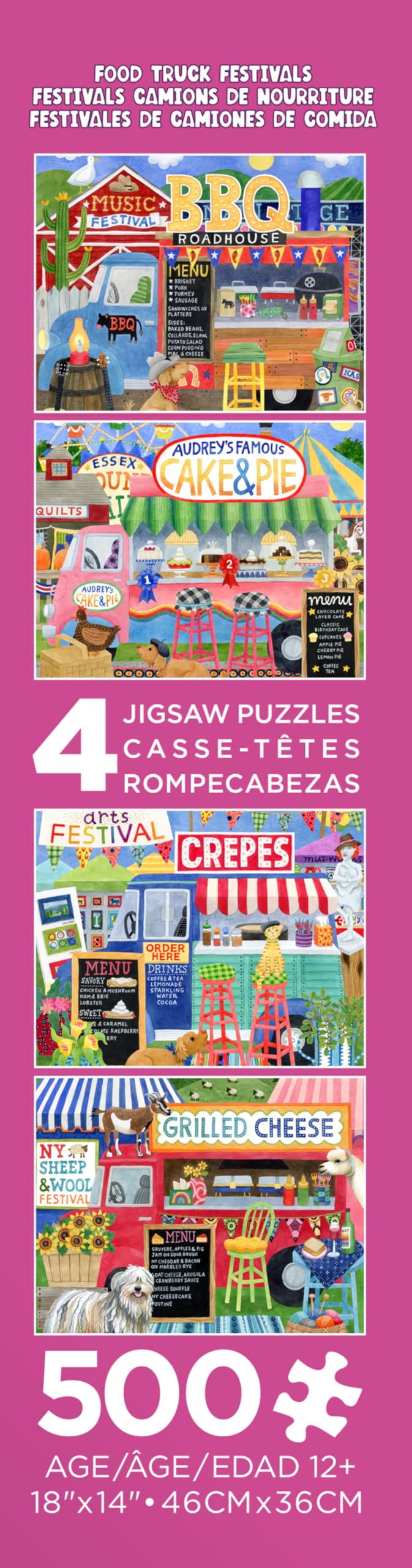 Ceaco colorful artwork food-trucks to boost visual delight
