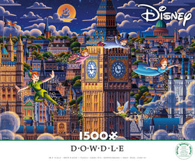 CEACO Peter Pan artwork detail highlights vibrant colors and whimsical scene.